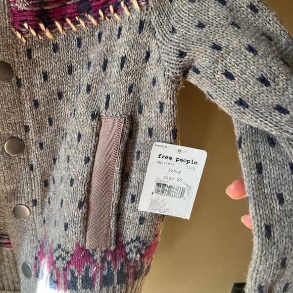 NWT Free People On My Way Hoodie Sweater - Picture 8 of 8